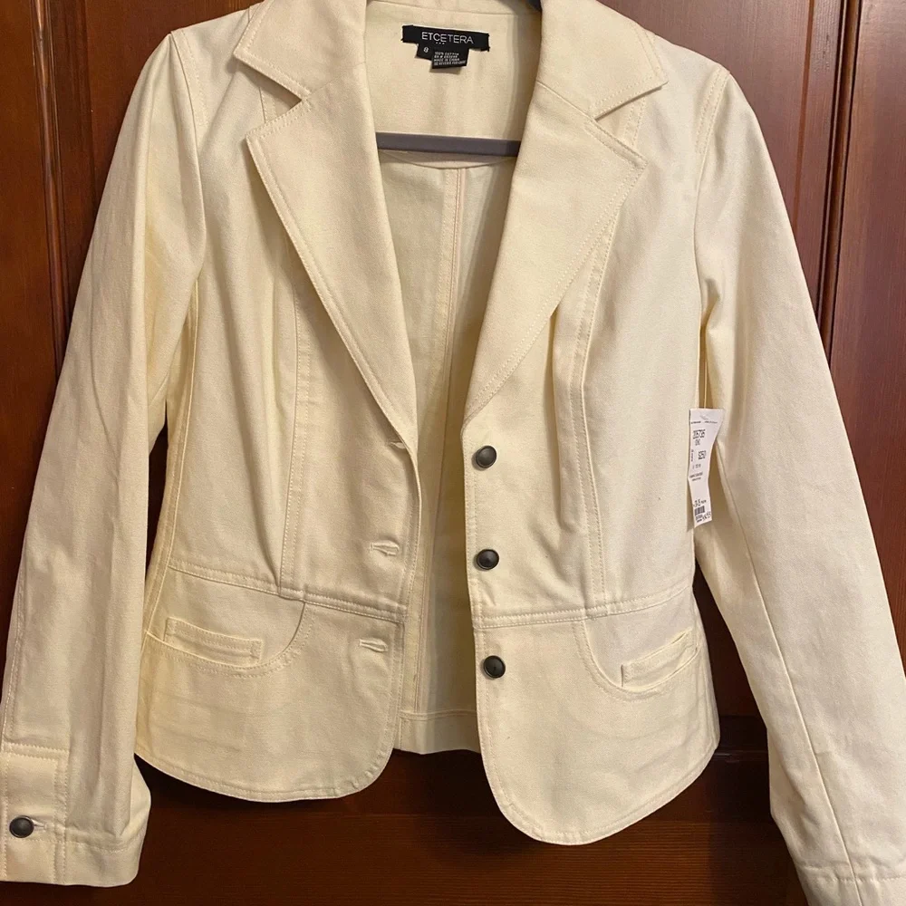 Etcetera Cotton Blazer - Picture 1 of 5